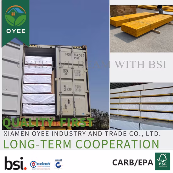 Bois de placage stratifié structurel F17 Mélèze Pin LVL avec H2s utilisé pour la charpente de la maison AS/NZS 4357.0/LVL Taille en mélèze et Radiata