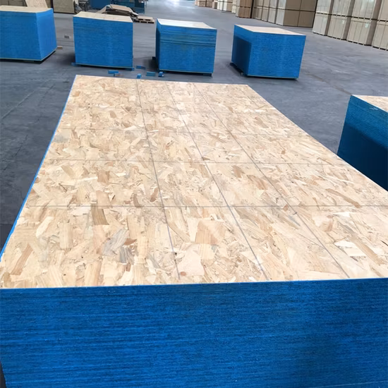 Mdi E0 – colle tout pin imperméable, panneau de brins orientés OSB 7/16 avec peinture de bord, ligne de clous pour meubles